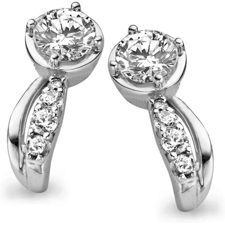 Orphelia Dames 925 Sterling Zilveren Stud Oorbellen - Zilver ZO-5122
