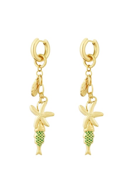 Oorbellen sea World Gold
