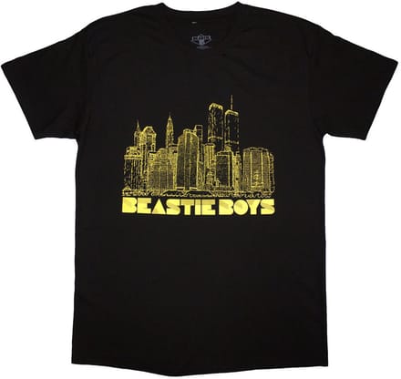 Beastie Boys - NYC Skyline Heren T-shirt - M - Zwart