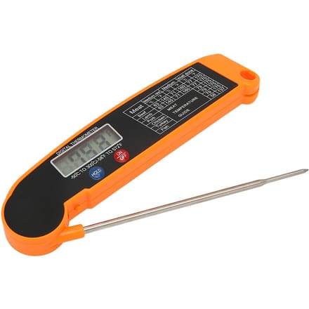 Vleesthermometer Multifunctionele Direct Afleesbare Digitale BBQ Vleesthermometer voor Keuken Eten Koken oranje