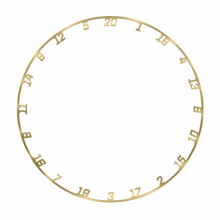 KOTO Gold Numberring - Cijferring Dartbord