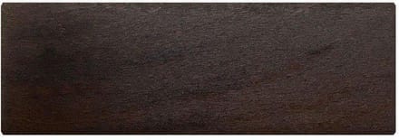 Rechthoekige donkerbruine houten meubelpoot 6 cm