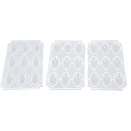 Gehaktbal Vormer Processor Handleiding Gehaktbrood Maker Pers Gereedschap DIY 9 Roosters Zelfgemaakte Vlees Maker Keuken L white