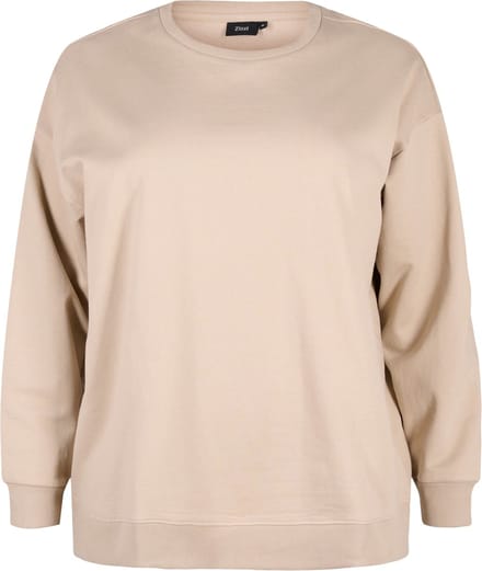 ZIZZI VMARINA, L/S, SWEAT Dames Trui - Sand - Maat S (42-44)