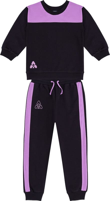 Gami Joggingpak meisjes met lila zijstreep 98 Lila