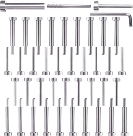 Kabelreling Kit - Spanschroef Set - Terras Afschermen - Onzichtbare Montage - 1/8 Inch Kabel - Metaal