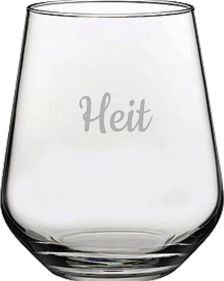 Gegraveerde Drinkglas 42,5cl Heit