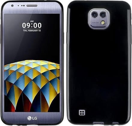 Zwart TPU case voor de LG X Cam Telefoonhoesje