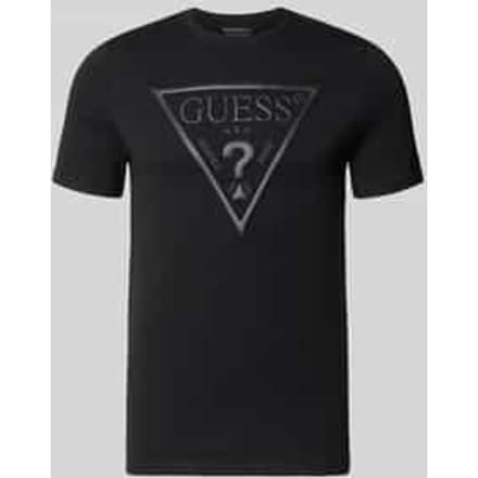 Guess T-shirt met zwart bedrukt logo