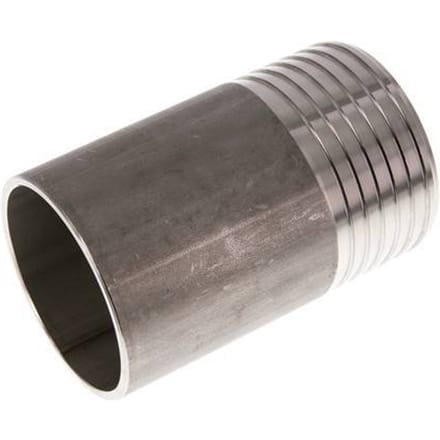 75 mm & 76.1 mm RVS 1.4571 Slangpilaar Lasverbinding 120mm