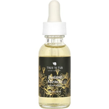 Tree To Tub, Instant Miracle Peptide Serum, 1 fl oz (30 ml) beige
