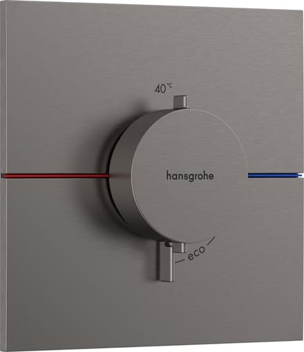 Hansgrohe ShowerSelect Comfort E Thermostaat - inbouw - zwart chroom (antraciet)