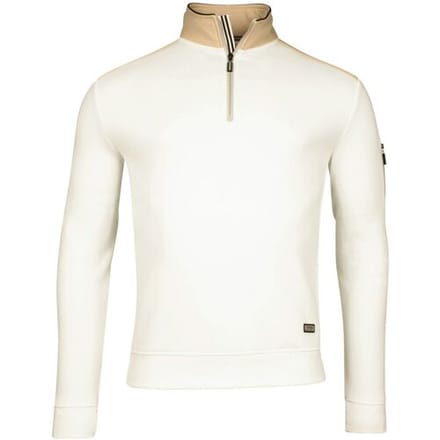 Baileys – Heren – Sweater – Casual – Sweatshirt – Ritstrui – Wit – 513187-12