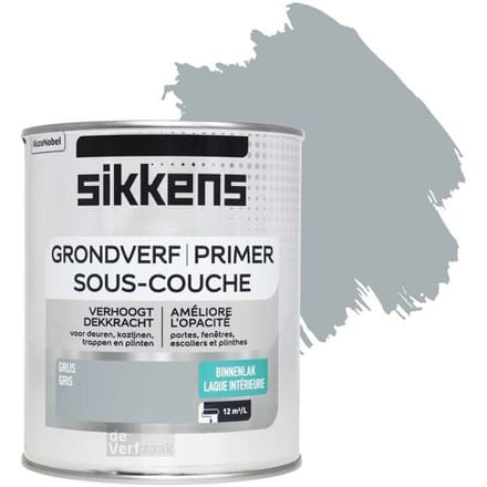 Sikkens - Binnenlak Grondverf - Grey - 750 Ml