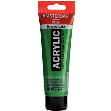 Amsterdam Standard Series Acrylverf Tube 120 ml Permanentgroen Licht 618