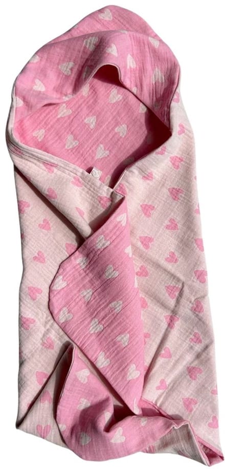 Cateu Julie Baby Omslagdoek - Wikkeldeken - Badcape - Hydrofiele Doek