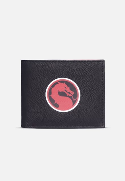 Mortal Kombat - Dragon Logo Bifold portemonnee - Zwart