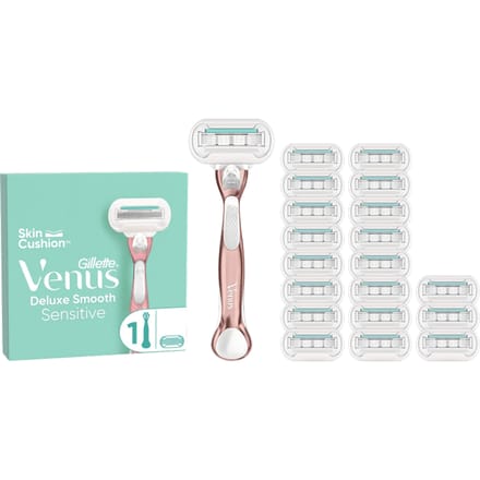 Gillette Venus Deluxe Smooth Sensitive + 19 navulmesjes