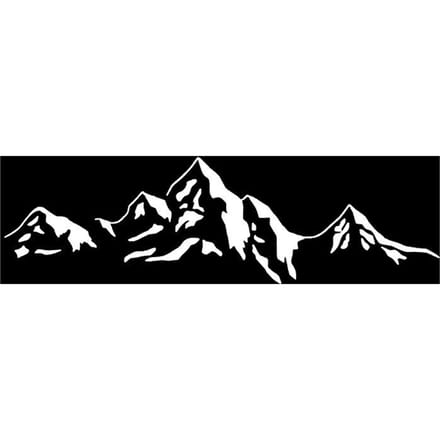 Bergstickers Op De Auto Grappige Vinyl Decal Waterdichte Decoratie Voor Achterruit Auto Sticker 30*8.8cm wit