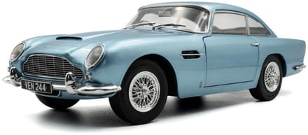Aston Martin DB5 '64, blauw metallic Solido schaal 1:18