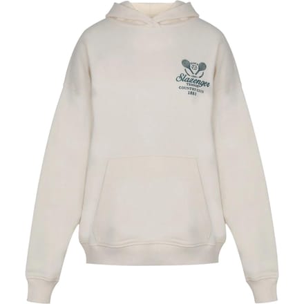 Slazenger Dames/Dames Logo Drop Shoulder Hoodie (Wit)