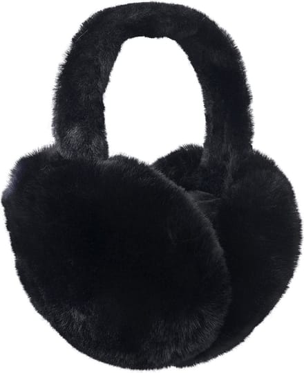 Juleeze Oorwarmers 13 cm Zwart Polyester