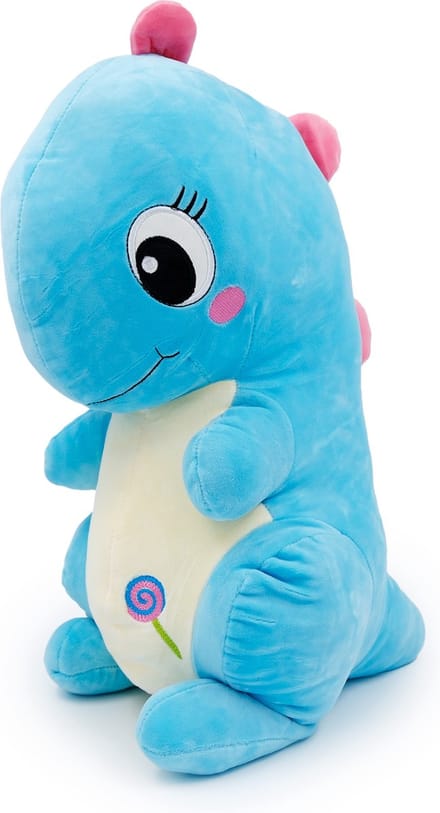 Zoem - Knuffel - Dinosaurus 50 cm - Blauw - Knuffels