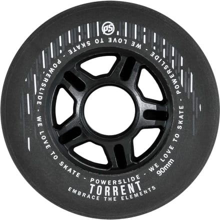 Powerslide Torrent Rain Wiel 4 Eenheden Zwart 90 mm