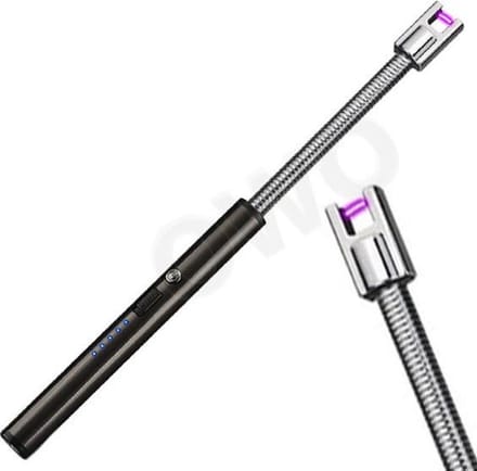 OWO - Arc FLEXIBELE electrische keuken bbq aansteker oplaadbaar met usb kabel windproof - zwart