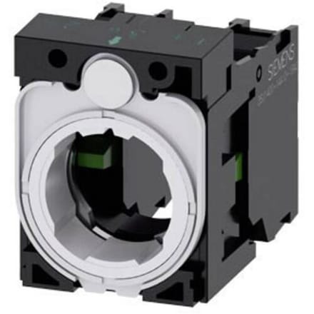 Siemens 3SU1500-1AA10-1NA0 Houder voor 3 modules 3 inbouwplaatsen 2x NO Contact element 1 stuk(s) Single