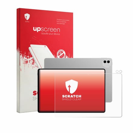 upscreen - Screenprotector voor Honor Magicpad 4 12.3" (Voor+Camera) - Folie Beschermfolie transparant