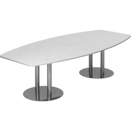 KARAT S 28 C - Karat Wit met voetstuk / chroom 280 x 130