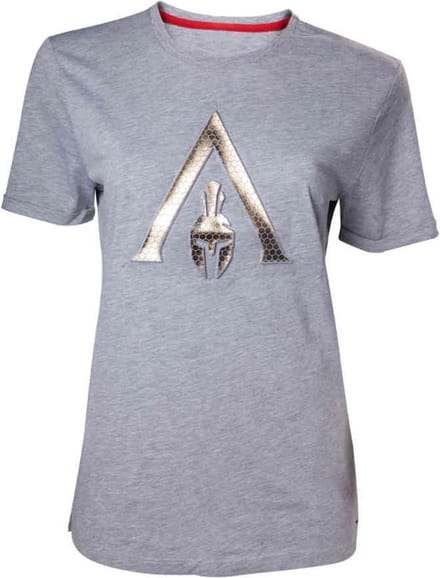 Assassin's Creed Odyssey - Embossed Logo dames T-shirt grijs - S