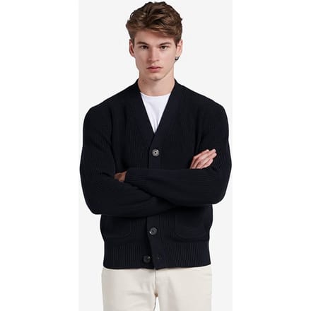 No Label Boston Heavyweight Cotton Navy Größe: L | Cardigans Outlet | Herren | Blau