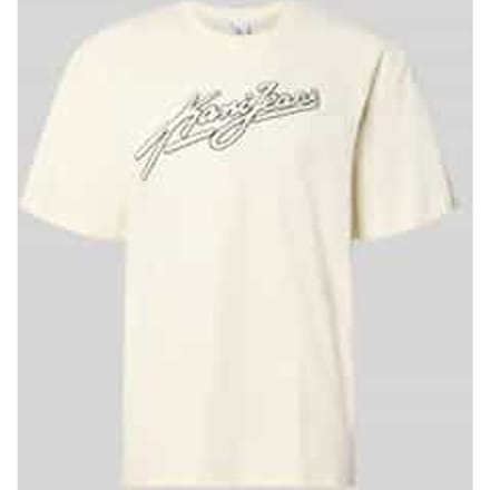Oversized T-shirt met logo-stitching