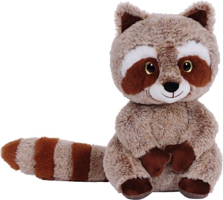 Sandy pluche knuffeldier Wasbeer - 24 cm - Dieren knuffels - Cadeau voor kinderen - wasberen