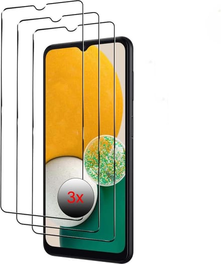 Samsung Galaxy A13 (4G) Tempered Glas Screenprotector 3 Pack - Samsung Galaxy A13 Screenprotector Glas Gehard Tempered glas - 3 Stuks – Samsung A13 screenprotector