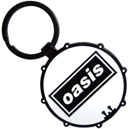 Oasis - Decca Logo Drum Sleutelhanger - Wit