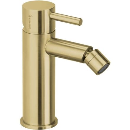 Herzbach DESIGN iX PVD bidet single-hole mixer 21.133600.1.41