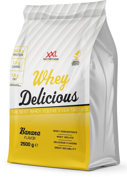 XXL Nutrition - Whey Delicious - Banaan - Eiwitpoeder - 2500 g