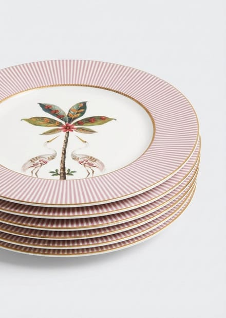 Pip Studio La Majorelle Borden - Ontbijtborden - Bordenset - Servies set van 6 - 21cm