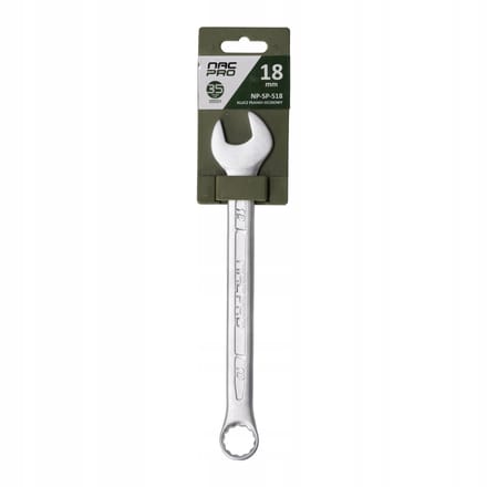 Ringsleutel 18 mm NAC PRO - Chroom-vanadium staal, satijn