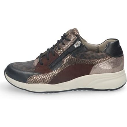 Durea - 6318 - Sneakers - bruin kombinatie - 37