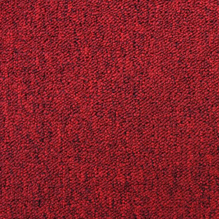 40 x Tapijttegels - 50x50cm 10m2 - Scharlakenrood