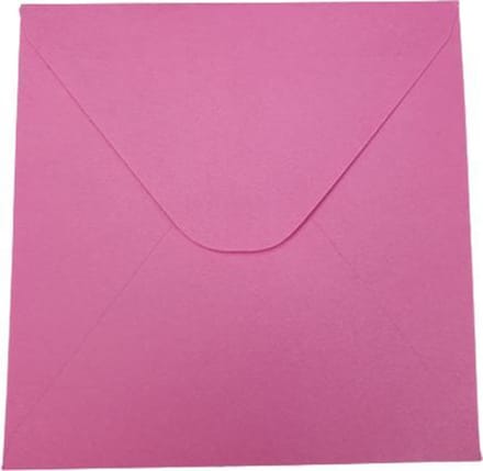 Enveloppen - Roze  - 14 x 14 cm - 15 stuks - Vierkant
