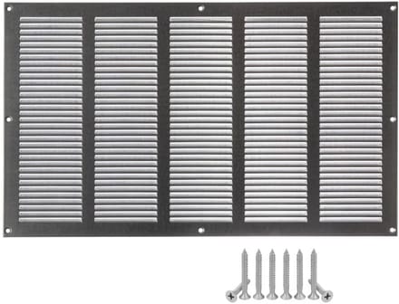 Verzinkt ventilatierooster 500x300mm met insectenbescherming