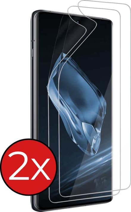 Screenprotector - 2 Stuks - Folie - Geschikt voor OnePlus 12R - Ultra Clear - Bescherm Folie - Soft TPU - Screen Protector