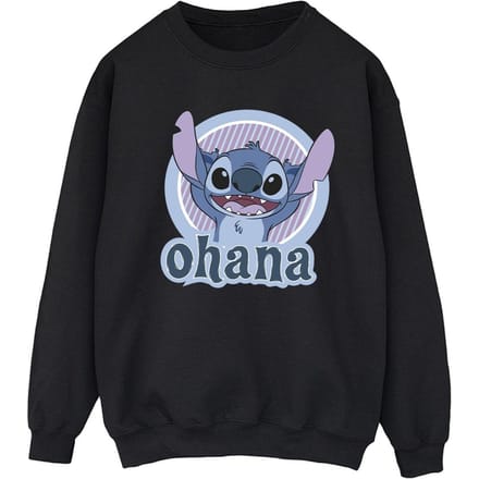 Disney Dames/Dames Lilo And Stitch Ohana Cirkel Sweatshirt (Zwart)