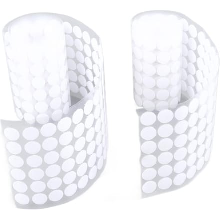 Ronde Klittenband Duurzaam Sterke Zelfklevende Stippen Tapes Kleine Ronde Stippen Stickers white