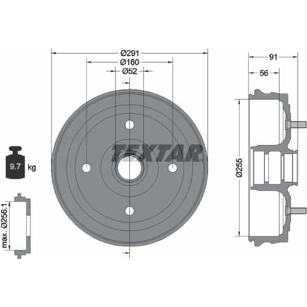 Remtrommel TEXTAR 94030800